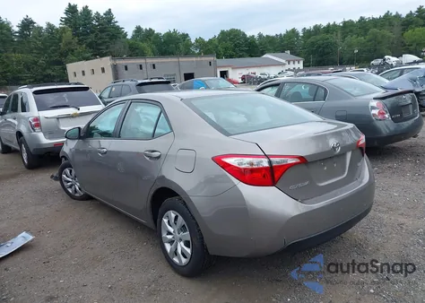 2015 Toyota Corolla Le from USA, damaged, VIN 2T1BURHE0FC463630